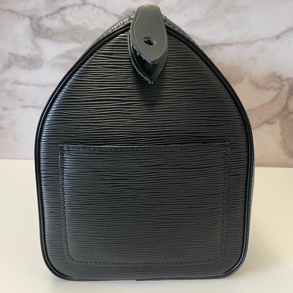 Louis Vuitton speedy 30 black epi - Picture 4 of 16